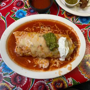 Surf and turf burrito