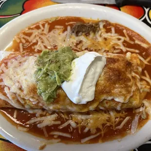 Wet Burrito w/ shredded beef