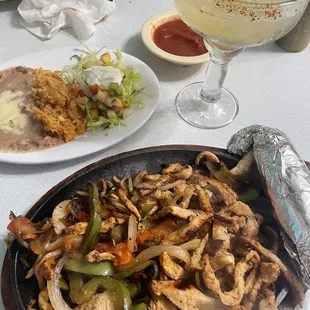 Chicken fajitas