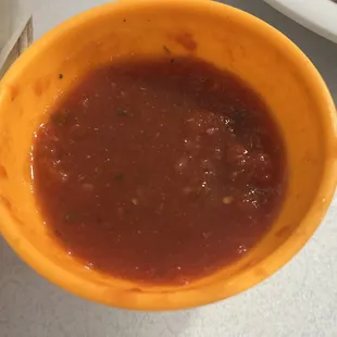 Salsa. Different but tasty