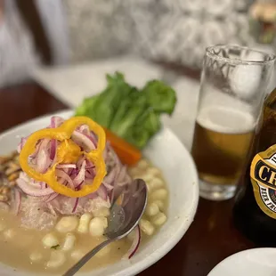 Ceviche  de pescado. So delicious