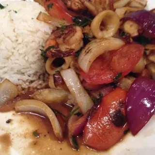 Saltado de Mariscos