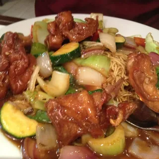 Tallarin Trozos Pollo