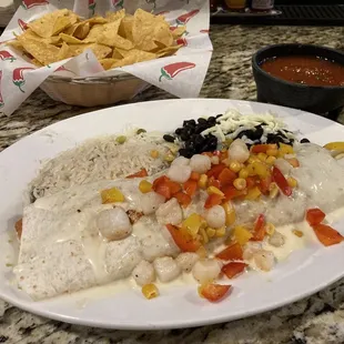 Seafood Burrito