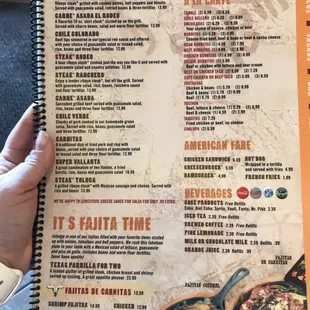 Menu August 2017