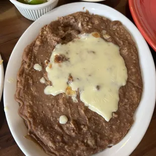 Beans with cheese