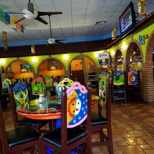 Vibrant decor at El Rodeo