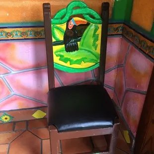 Pretty chair at El Rodeo.