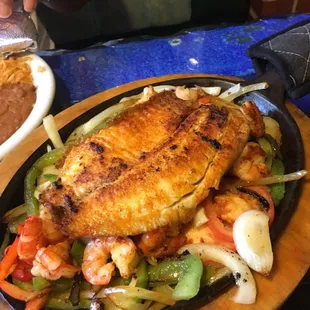 Seafood Fajitas