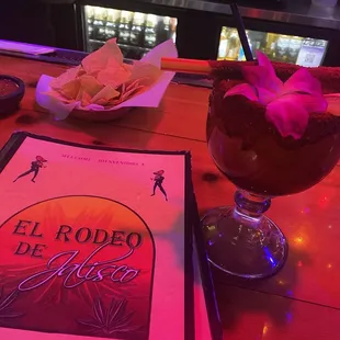 Mangonada chips and salsa