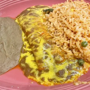 Kids cheese enchilada
