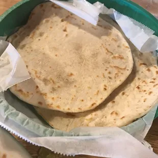 Hot and fresh tortillas!!! The best ones I have ever tasted!!!