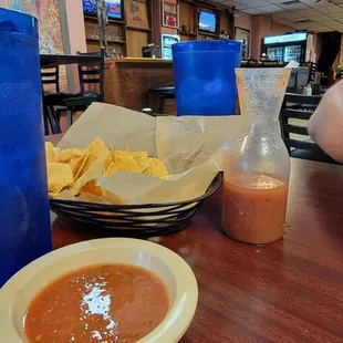 Salsa and chips to start