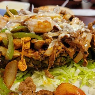 The Hawaiian fajitas