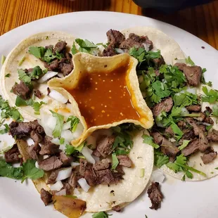 Street tacos- the only good plate