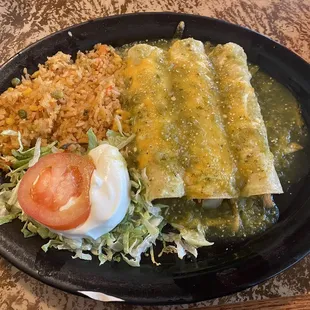 Enchiladas Verdes