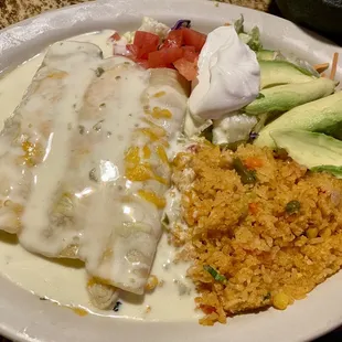 Seafood Enchiladas