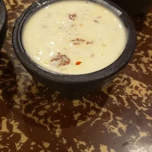 Queso dip with chorizo