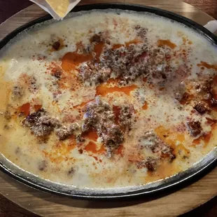 Queso Fundido with Chorizo