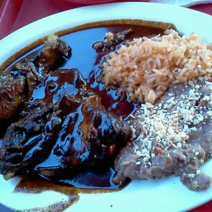 Chicken mole was really really good