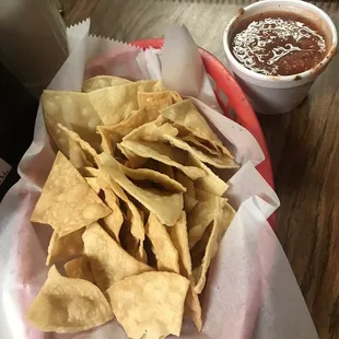 Chips and salsa...