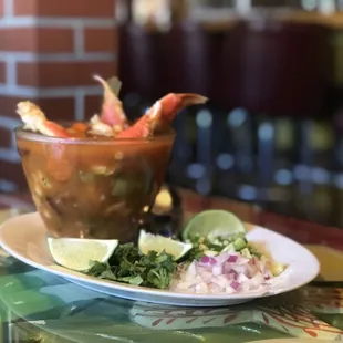 Sopa de mariscos. Normally comes with rice, avocado salad, and crackers... but I opted out. I requested extra crab legs.