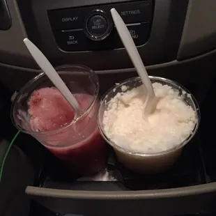 Strawberry and coconut