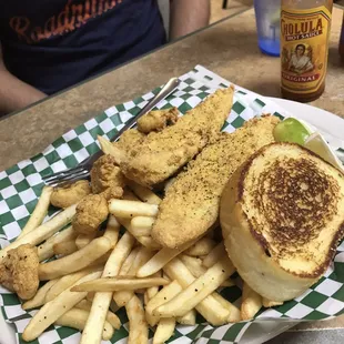 Fried fish and shrimp