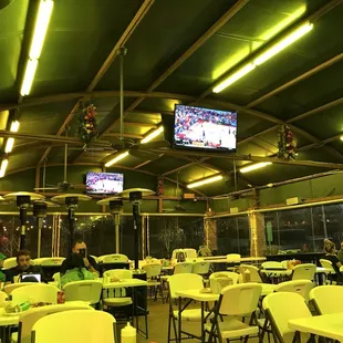 the inside of a restaurant