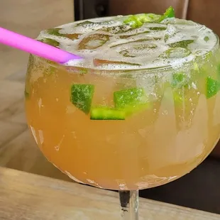 Watermelon Jalapeño Texas Margarita!