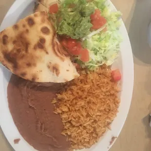 Quesadilla plate