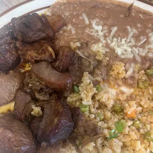 Delicious crispy carnitas