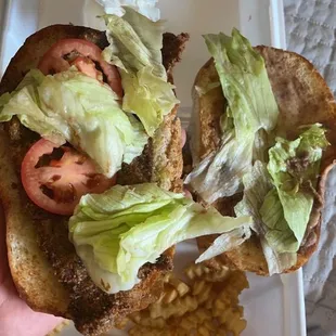 My unfortunate torta de milanesa. Meat was super dry, barely any thing in it. Not worth $13 in my opinion