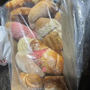 Variety of Pan Dulce