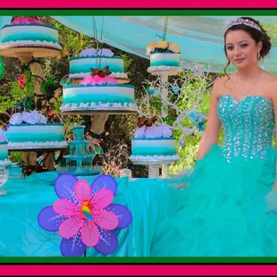 Pastel de quinceañera