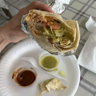 Veggie burrito