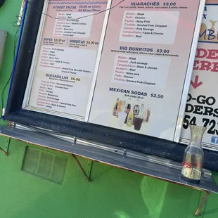 Menu as of Oct 12, 2024