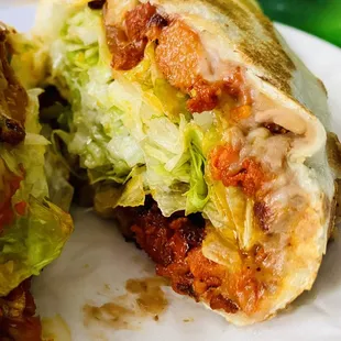 BIG BURRITOS $9 (pastor, tender pork &amp; pineapple marinated in a savory aromatic chile sauce)