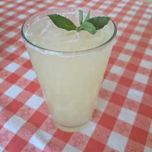 Cucumber, Mint, and Lemon Agua Fresca