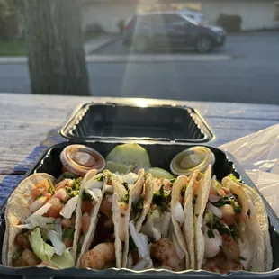 Shrimp tacos