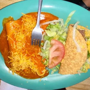 Enchilada Taco Special