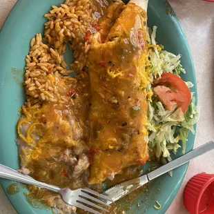 Shredded Beef Buritto