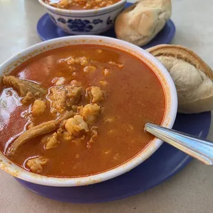 Large bowl of Menudo