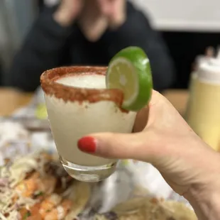 Blended Margarita, good price and taste.