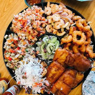 Seafood platter