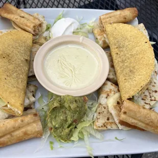 King sampler appetizer