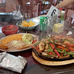a table full of mexican food
