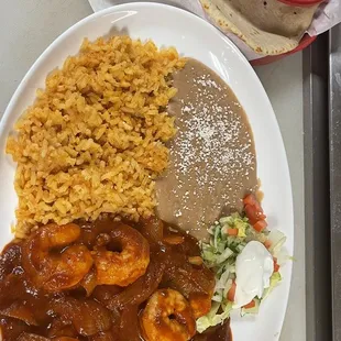 Camarones a la diabla