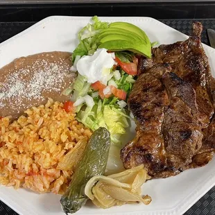 Carne Asada Plate
