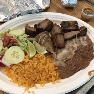 Carnitas plate